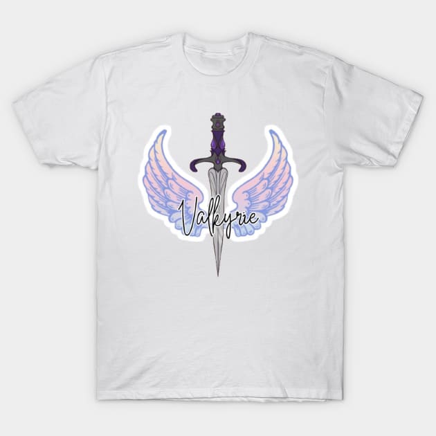 Valkyrie (Design 2) T-Shirt by harjotkaursaini